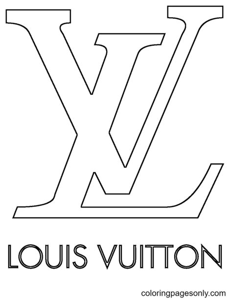 lv coloring book|printable lv coloring pages.